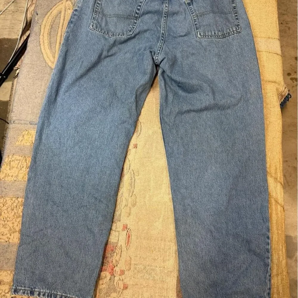 Y2K Ivy Crew Baggy Cotton Jeans